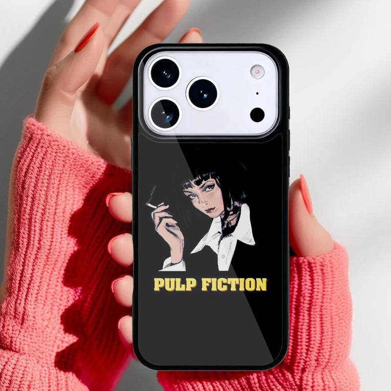 Pulp Fiction Phone Case for iPhone 17 Air 16e 15 14 13 Pro Max Back Cover for 12 11 Pro Coque