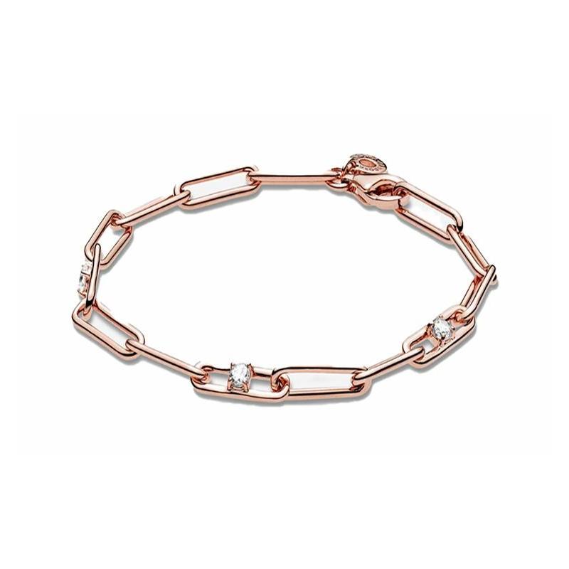 Pandora Chain Link Cubic Zirconia Bracelet Women s 589177C01 золотой