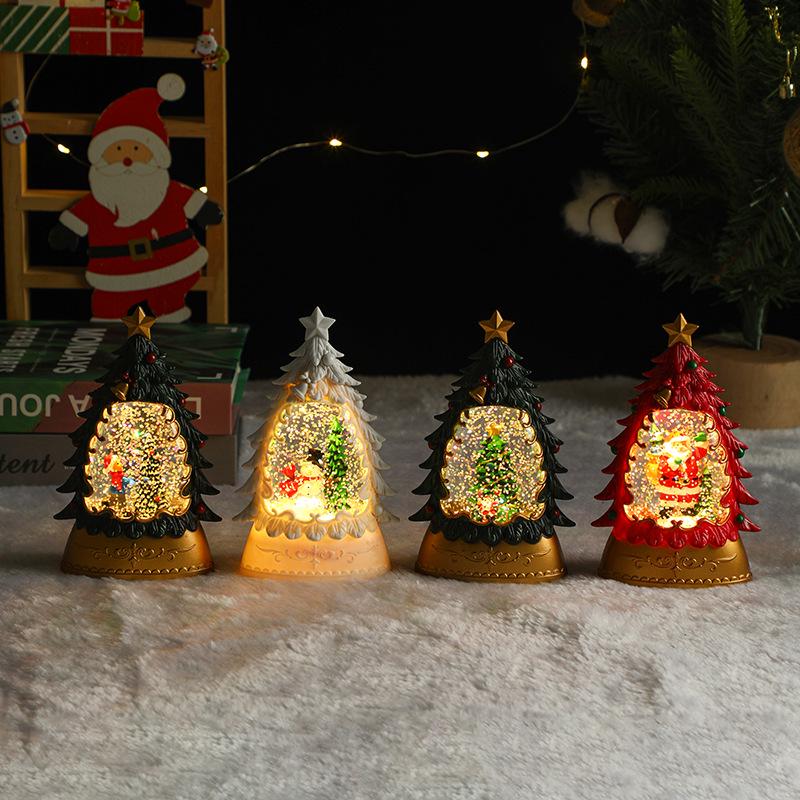 Christmas Glow Candle Lamp: Creative Night Light Ornament & Children's Gift Window Decoration
