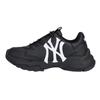 MLB Big Ball Chunky Abrasion Resistant Height Increasing Low top Chunky Sneakers Unisex Black White 3ASHC101N-50BKL(Team147-)