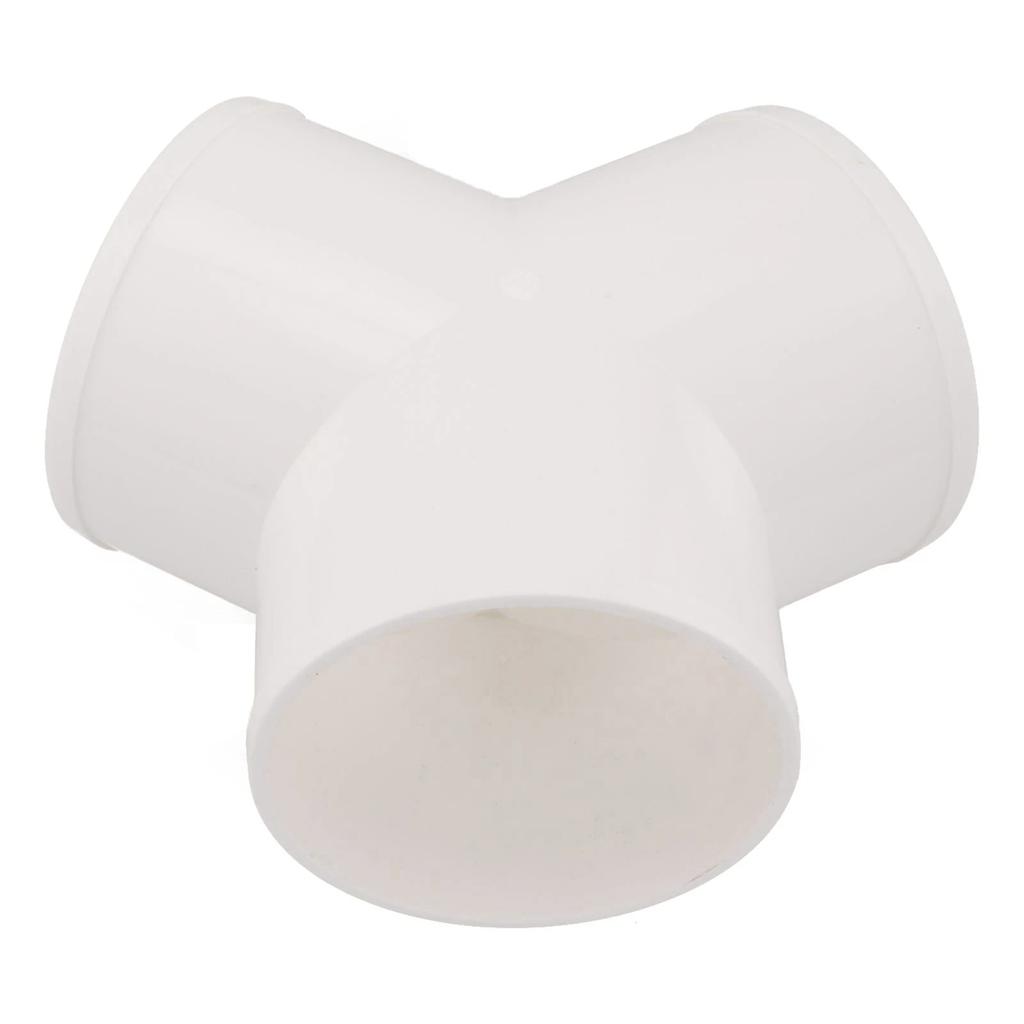 200mm/7,9in PVC Y-Form Lüftungskanalverteiler Vielseitige Kompatibilität Luftdichter Sitz Effizienter Lüftungskanalverteiler Flexibler Lüftungskanal