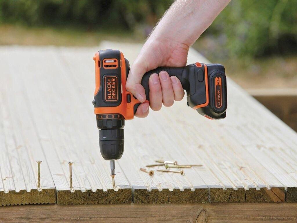 Дрель-шуруповёрт Black & Decker BDCDD12K
