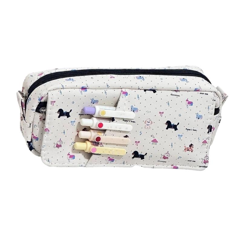 

Large Capacity Pencil Case Puppy Pen Bag School Supplies for Organizing Pen Markers And Accessories