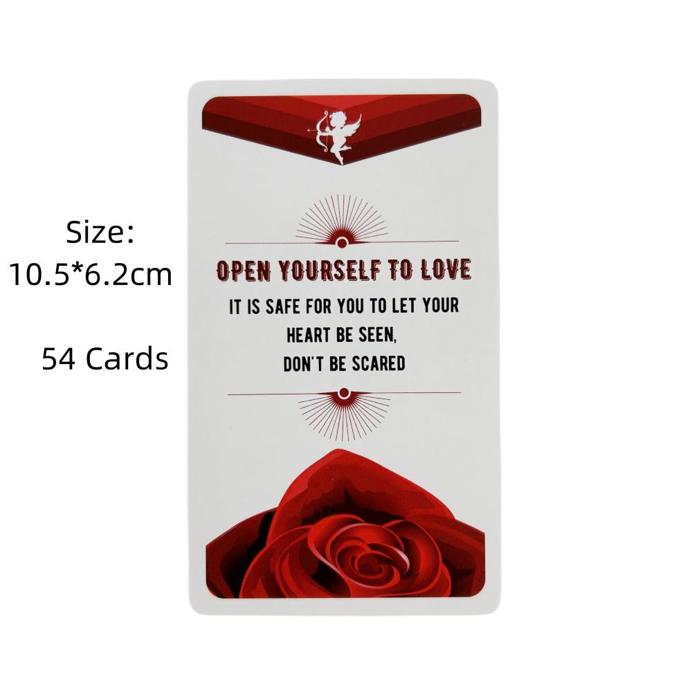 The Love Angels Oracle Cards Stone Divination Deck English Vision Edition Tarot Board Playing Game For Party