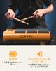 OYAYO TD02 Electronic Drum Kit Desktop Portable Digital Drum Kit for Beginners Velocity LED MIDI Connectivity 9-Pad - - Sensing, Lights, Compatible,