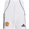 Manchester United 25/26 Home Shorts Aeroready Series Quick-Dry Football Shorts Kids Shorts JP3017