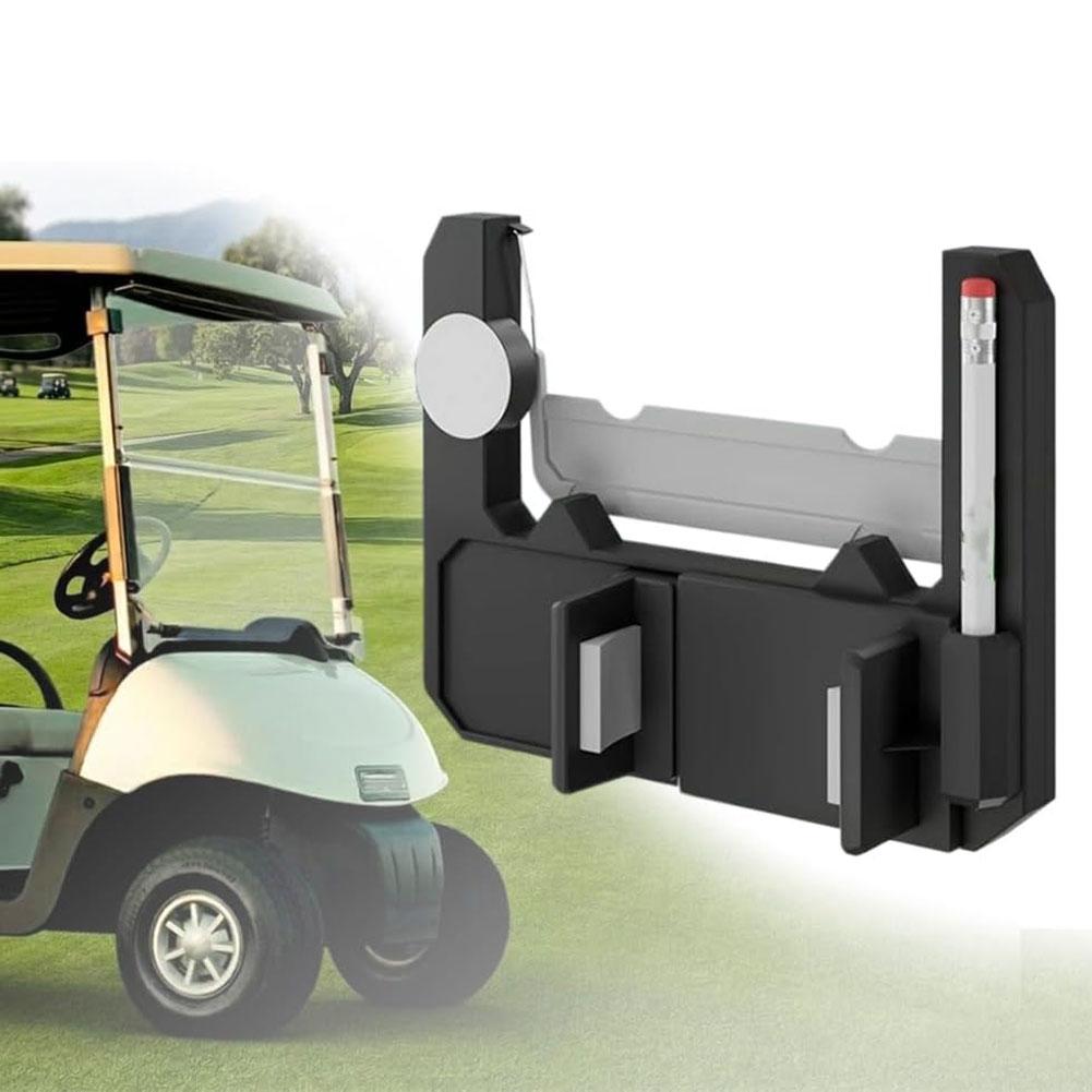 Golf Cart Phone Holder for Steering Wheel Flip Up Cell Phone Mount Car Golf Cart Accessories for Smartphone