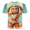 2026 ny klassisk animation græskar baby 3D digital print kreativ sjov sjov rund hals kortærmet T-shirt engros