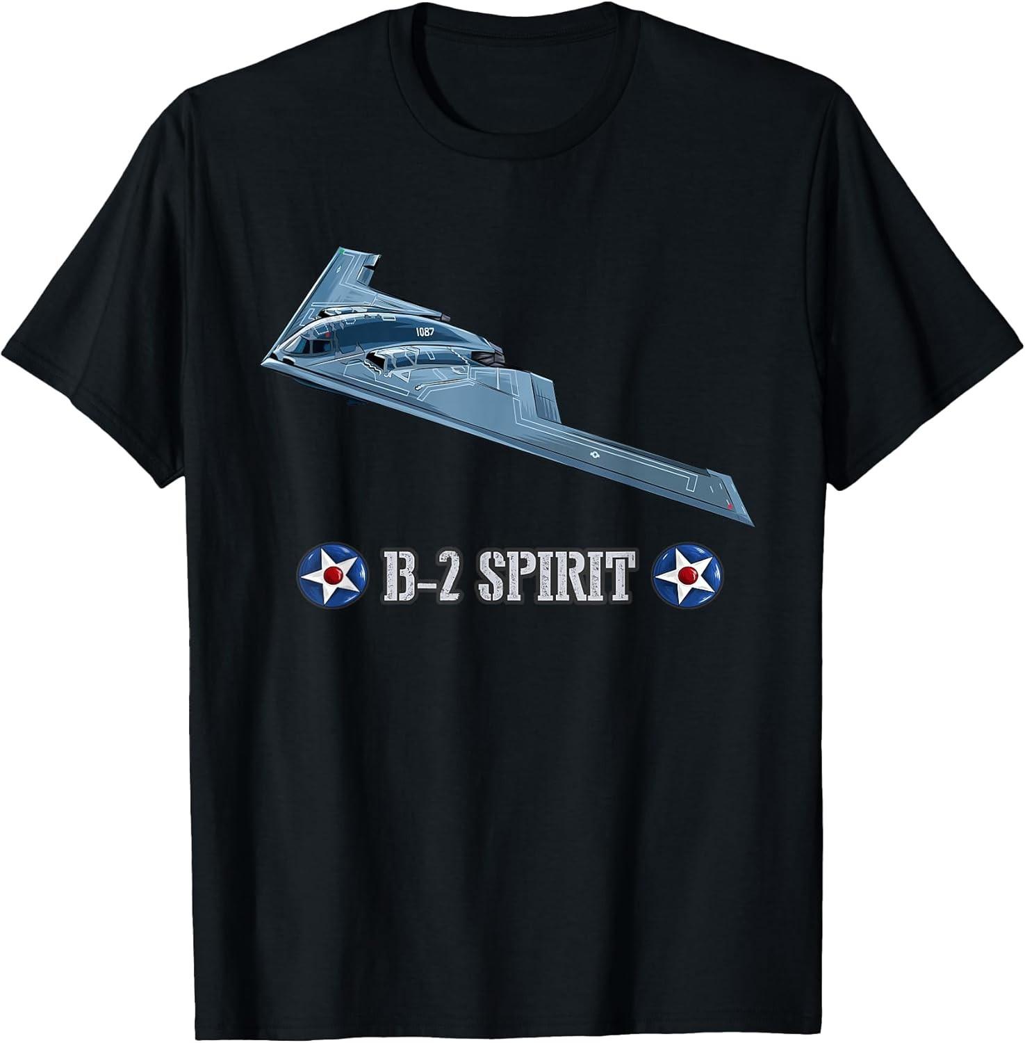 NEW LIMITED! American Aircraft Stealth Bomber B2 Spirit Tee - MADE IN USA S