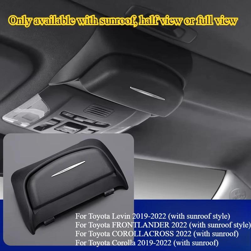 Für Toyota Corolla/Corolla Cross/Harrier/Frontlander/Levin Auto Brillenetui Sonnenbrillen Aufbewahrungsclip Innenraum Auto Zubehör