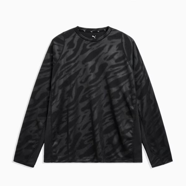 Puma Men S Running Long Sleeve T ShirT Black 529499 02 black (02)/M(95)