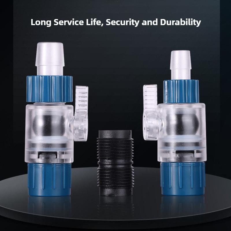 Aquarium Quick Connect Water Pipe Water Flow Controller Fish Tank Filter Barrel Quick Connect Connector Reducer Adapter 12/16mm