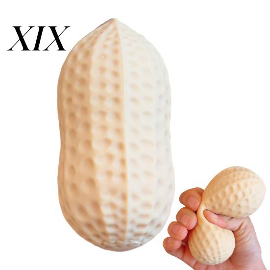 Peanut Fidget Toy 1/3/5Pcs Shaped Squeeze Stress Relief Decompression Hand Exercise Relaxation Ball Simulated Food Sensory