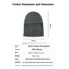 1Pair of Unisex Windproof Thermal Balaclavas, Polar-fleece Ski Mask, Ideal for Outdoor Cycling and Motorcycling in Winter