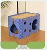 Breathable Felt Cat Bed with Large Scratching Area and Comfortable Toys