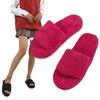 2025 Fall/Winter New Thick Sole Flat Wool Slippers Large Size Home Solid Color Fashion and Comfortable Wool Slippers in stock