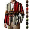 Men's Business Casual Corduroy with Halloween Print for Party and Daily Wear
