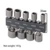 Hexagon Socket Screw Socket Pneumatic Pneumatic Pneumatic Screwdriver Insert 9 Pieces 14 Electric Screwdriver Tapping Screw 45#