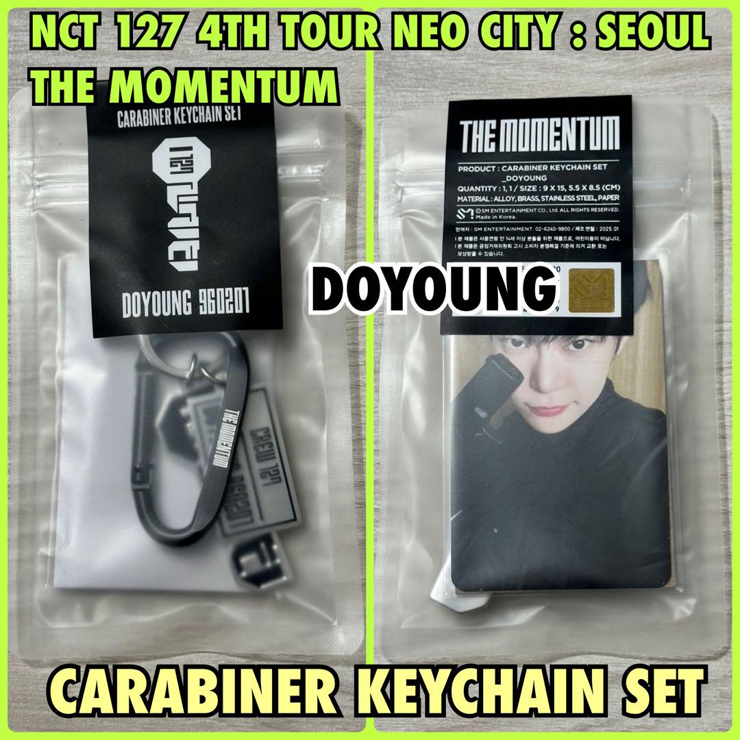 

[ИСПОЛЬЗОВАННЫЙ] NCT 127 Soulcon Neocity Carabiner Keychain Doyoung Trading Card