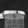 13cm Large Panel 3 Modes Shower Head High Pressure Massage Shower Head with Filter ABS Water Saving Bathroom Shower Nozzle