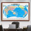 2026 Edition Vintage World and China Map Wall Decor