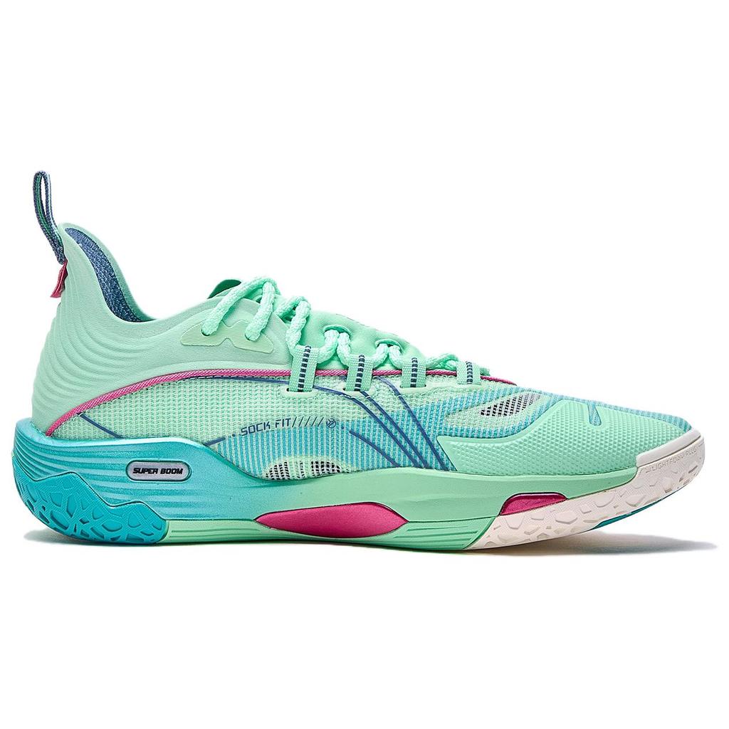 Li Ning Fan Wu Chui Lie 1 Super Men Basketball Shoes Mint-Green ABFV007-7