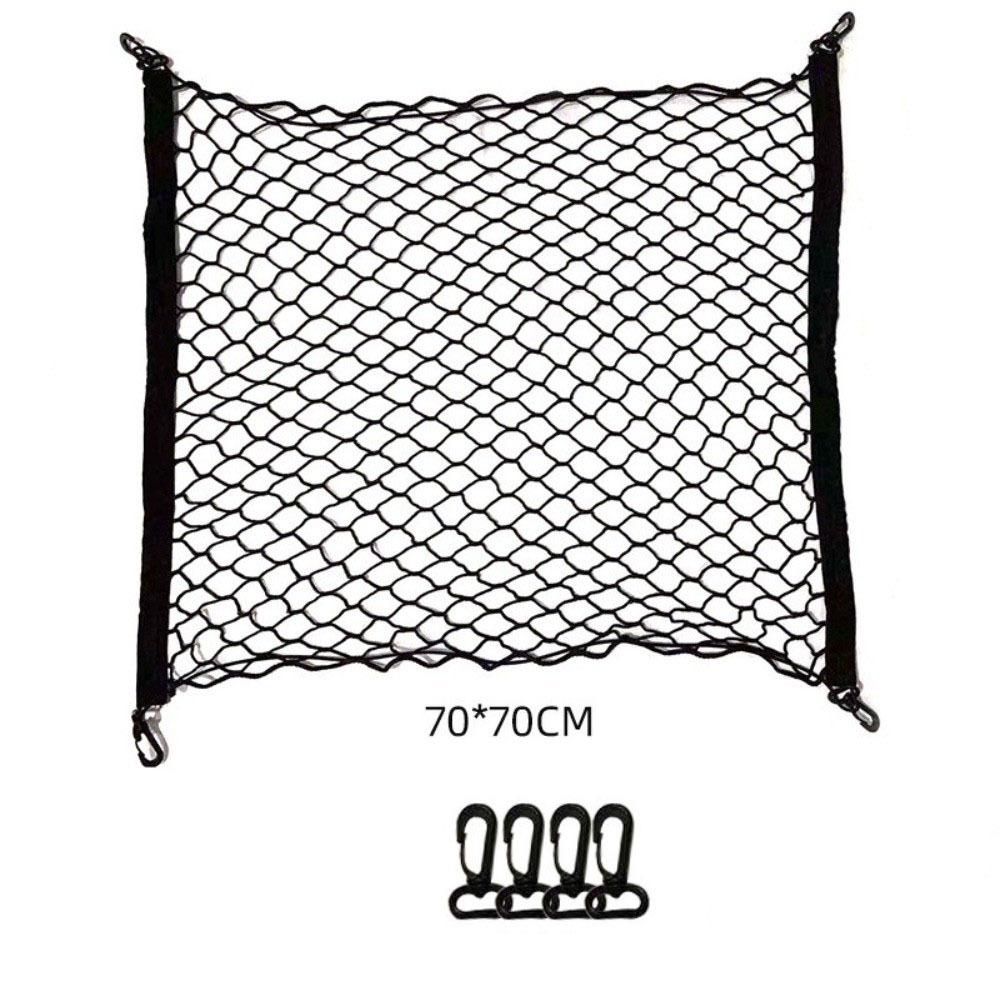Double Layer Cargo Net Adjustable Car Mesh Storage Bag Luggage Mesh Net  Back Rear Seat