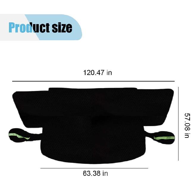 Car Windshield Cover For Ice And Snow, Large Automobile Windshield Frost Cover With Side Window And Rearview Mirror Protector, Windshield Snow Cover