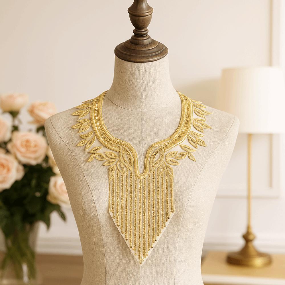 Fashion Embroidery Applique Luxury Clothing Applique Dress Decorations Applique Patches Apparel