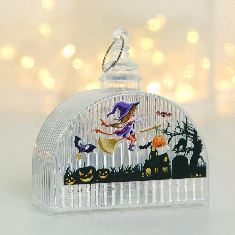 Halloween Jack-o'-Lantern Barn Bär Halloween Dekorationer Lysande Rekvisita Fest Hängande Ornament