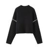 Autumn Winter Oversize turtleneck Sweater Loose Slimming Casual Design Sense Fashion Knit Top Outerwear
