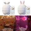 Romantic Bunny Starry Sky Night Light With Bluetooth And Sleep Timer For Children Bedroom Decor