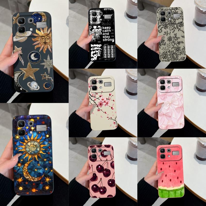For Infinix Note 60 Pro Ultra 50 40 Pro+ 50X 50S 40X 30 Pro VIP 30i Note Edge Phone Cases Mystical Sun & Moon Art Camera Protection Lightweight Bumper