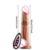 Realistic Dildo Vibrator Big Penis Telescopic Heating Silicone Female Dildos for G Spot Anal Stimulation Vibrators for Women
