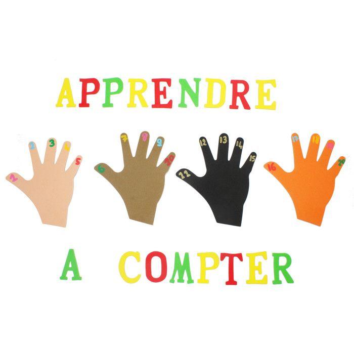 Foam Sticker Hands (MAXI Size) 20 Pieces