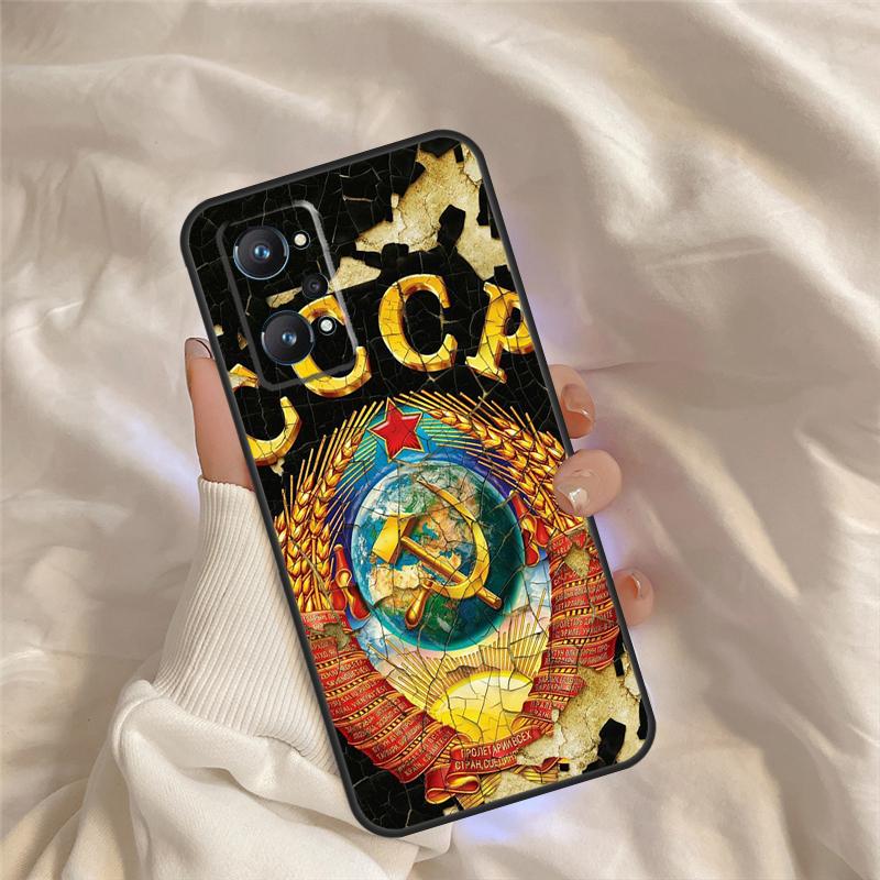 

Vintage USSR CCCP Case For Realme C55 C71 C75 C61 C53 C33 C63 C51 C65 C67 11 12 13 14 15 Pro Plus GT6 GT7 Pro Realme C61