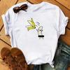 New Kawaii Fruits Strawberry Print Unisex Tshirt Tops Casual Female Shortsleeved Streetwear Black Round Neck Oversized Tshirts
