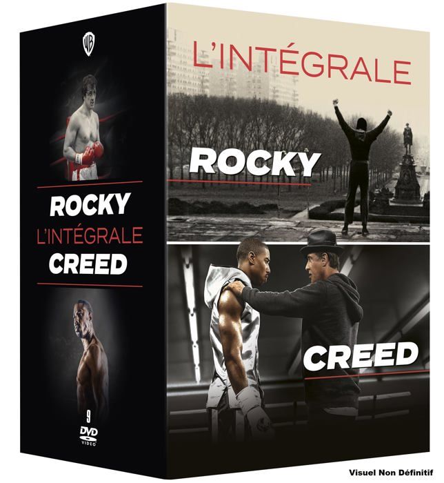 Coffret DVD - Rocky / Creed - 9 films - Action - Français - Tous publics