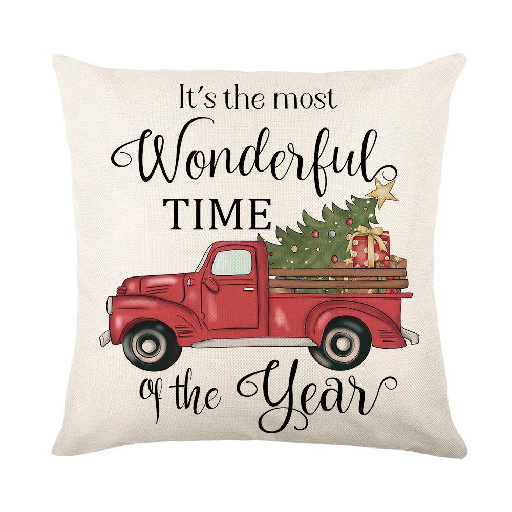 

Главная Рождественская Подушка Чехол Письмо Льняная Подушка Чехол Диван Подушка Чехол Подушка Чехол 45*45cm JYM375-4