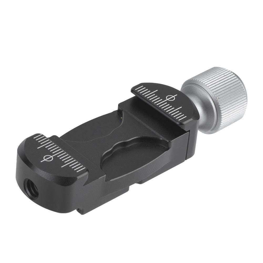 VBESTLIFE Quick Release Aluminum High Screw with Cold for Compatible with Microphones and Lights Plate, Alloy, Durability, 1/4" Hole, Shoe,