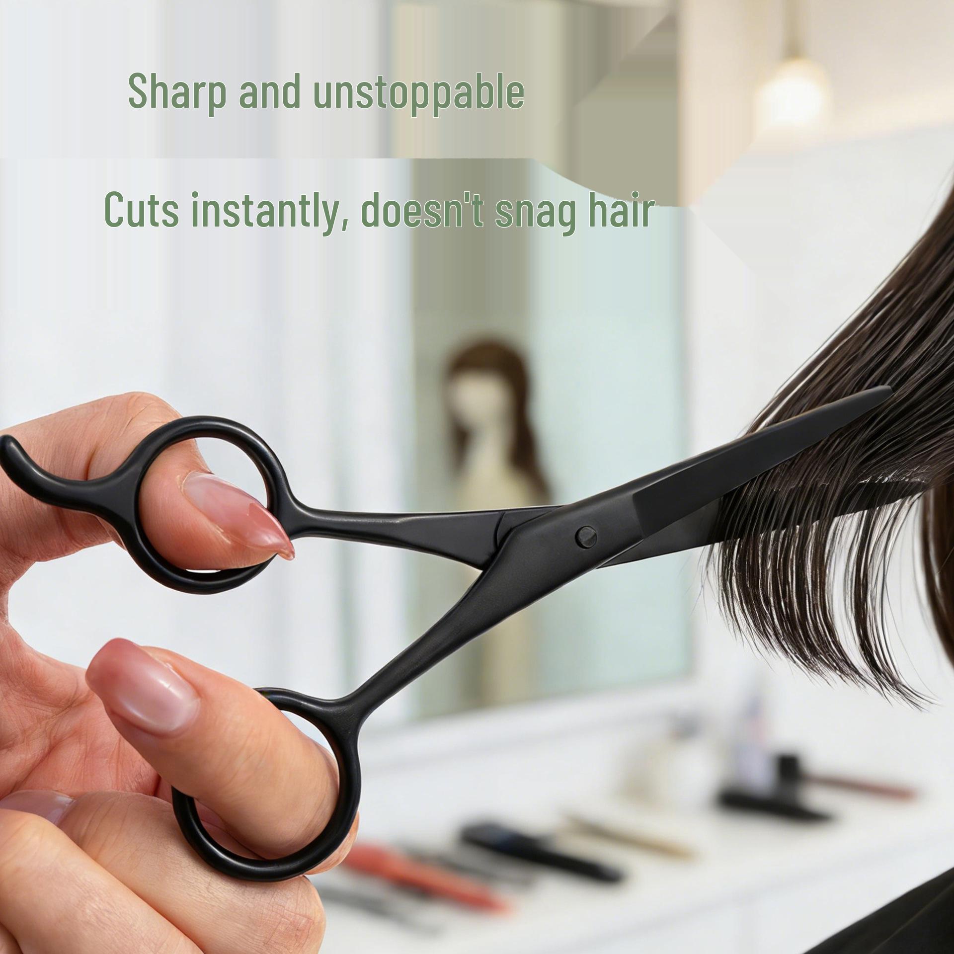 5-дюймовые черные профессиональные филировочные ножницы для стрижки волос и ухода за животными Mirror Polished