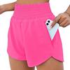 High-Waist Women's European & American Yoga Shorts – Quick-Dry, Loose-Fit, Dual-Layer Design