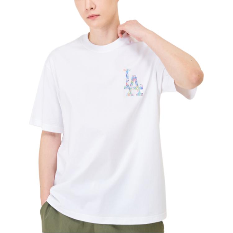 New MLB Los Angeles Dodgers T Shirts Unisex Ivory 3ATSX0543-07IVS