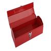 Heavy Duty Metal Tool Storage Box with Enhances Capacity Hip Roof Style Tool Storage Organizers for Easy Tool Management