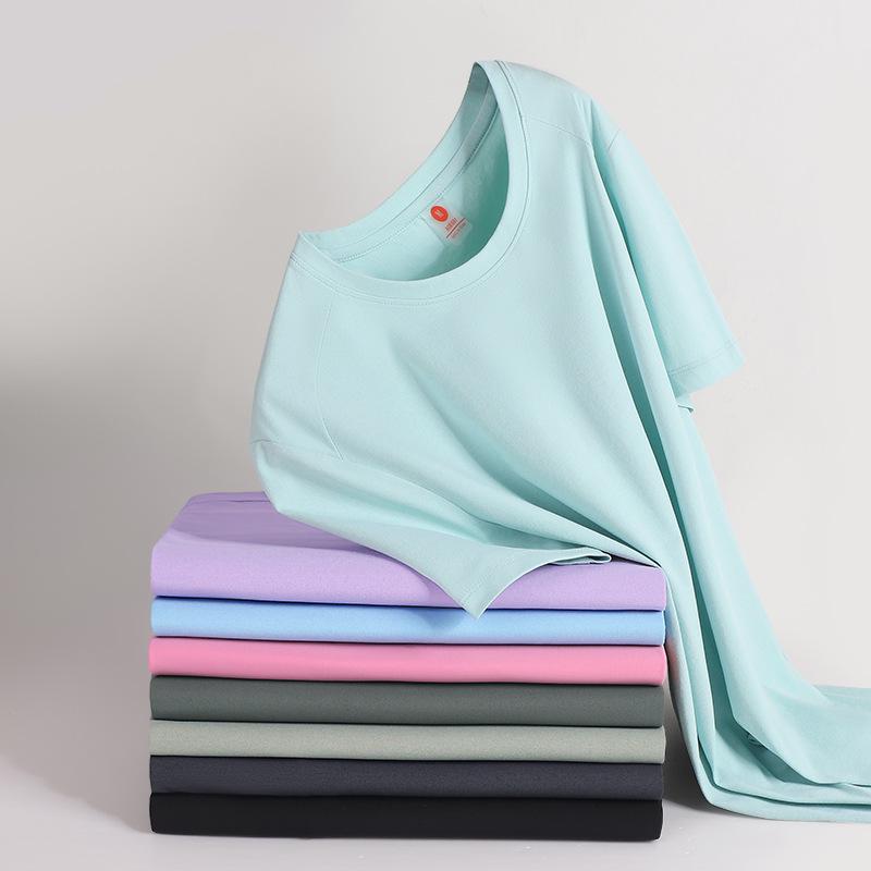 

Unisex Quick-Drying Ice Silk Short-Sleeve T-Shirt - Breathable and Loose Fit for Active Lifestyle Extra Large (XL)