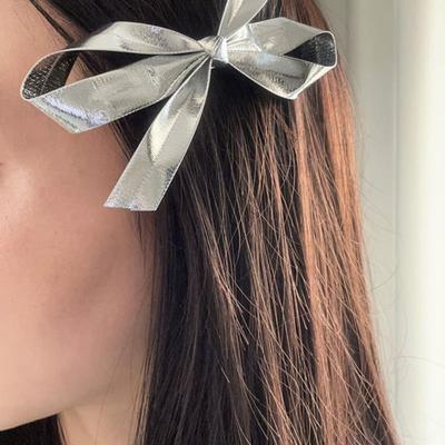 Mosxe Metalic Ribbon Hair Pin (2color)