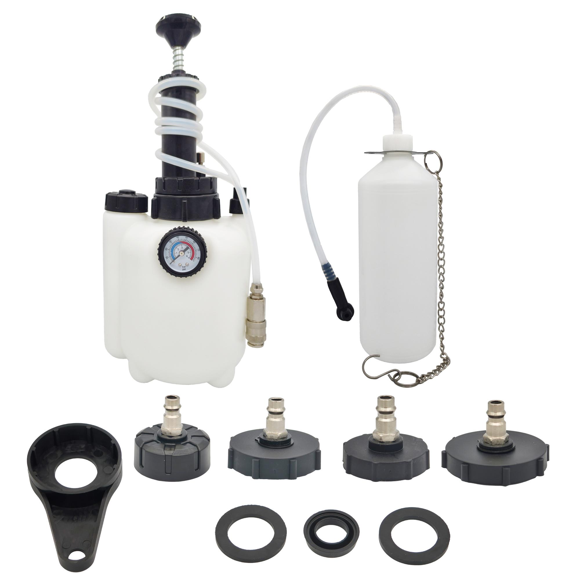 

Автомобильный ручной комплект для прокачки тормозной жидкости 3 л вакуумный насос для тормозной жидкости профессиональный аппарат для промывки тормозов пневматический тормозной насос