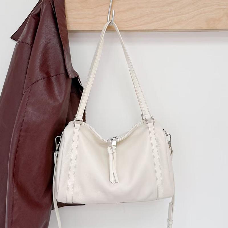 Women Retro Soft Cowhide Vintage Shoulder Bag Ladies Cow Genuine Leather Crossbody Bags Female Fashi Luxury Designer Handbags