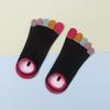 Women Sports Socks Separate Fingers High Five Finger Crew Socks Yoga