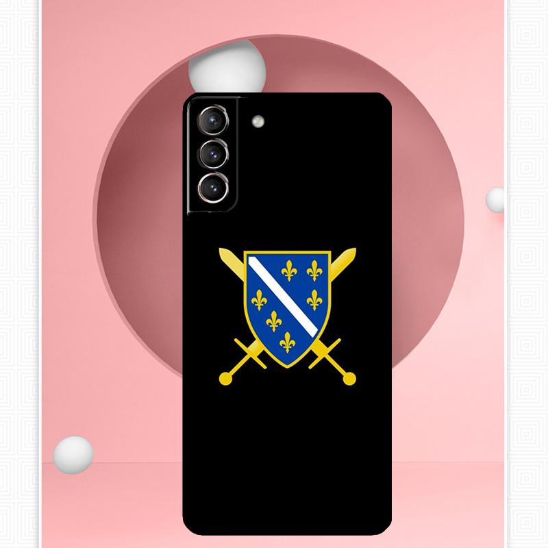 Bosnia Flag Case For Samsung Galaxy S25 Ultra S20 S21 S22 S23 S24 Ultra S9 S10 Plus S25 FE Cover Funda